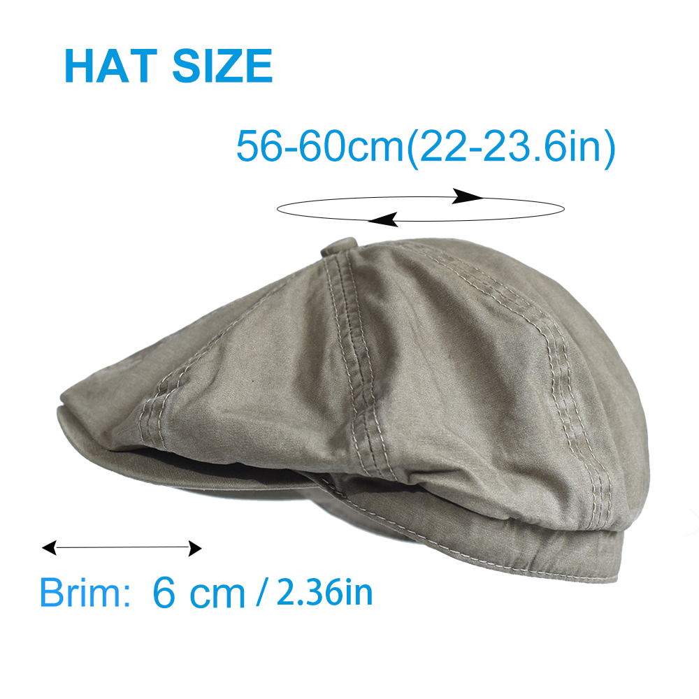 Washed Cotton Newsboy Cap Peak – Newsboy Cap Ivy Bewertung und Preis