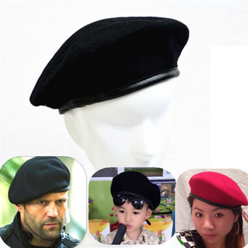 New Unisex Uniform Cap Men Wom – Beret French Wool Bewertung und Preis