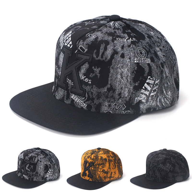 K Letter Hip Hop Baseball Caps – Snapback Hat Flat Bewertung und Preis