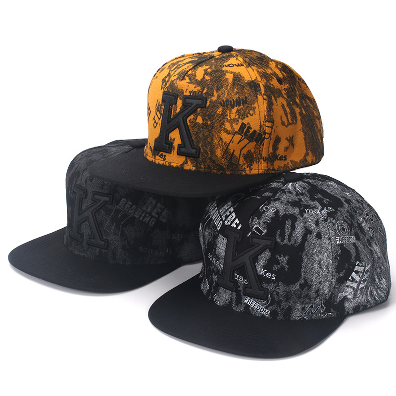 K Letter Hip Hop Baseball Caps – Snapback Hat Flat Bewertung und Preis